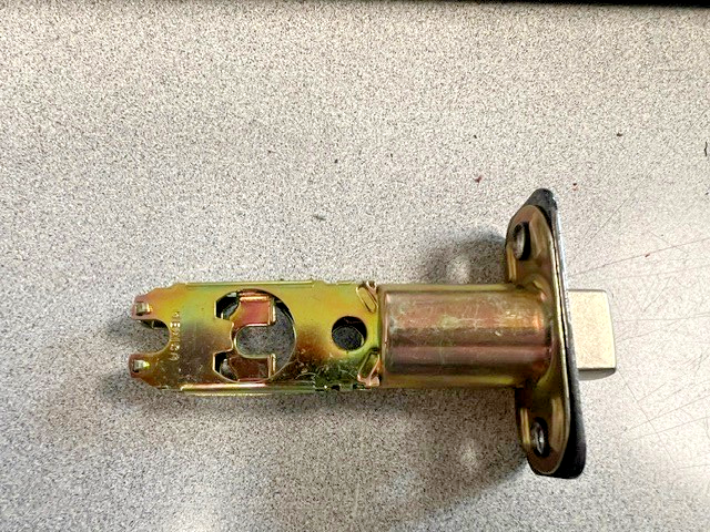 YALE ACCENTRA TUBULAR SPRING LATCH IN ANTIQUE BRONZE CLEAR COAT 2 3/8" BS