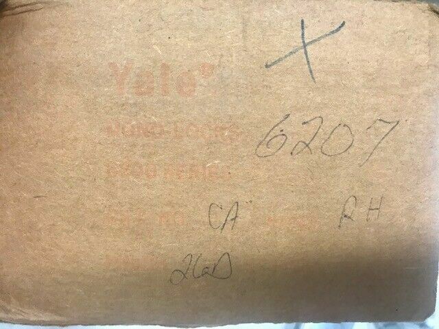  YALE  CA 6207 626 MONOLOCK PARA KEYWAY RH ENTRY FUNCTION