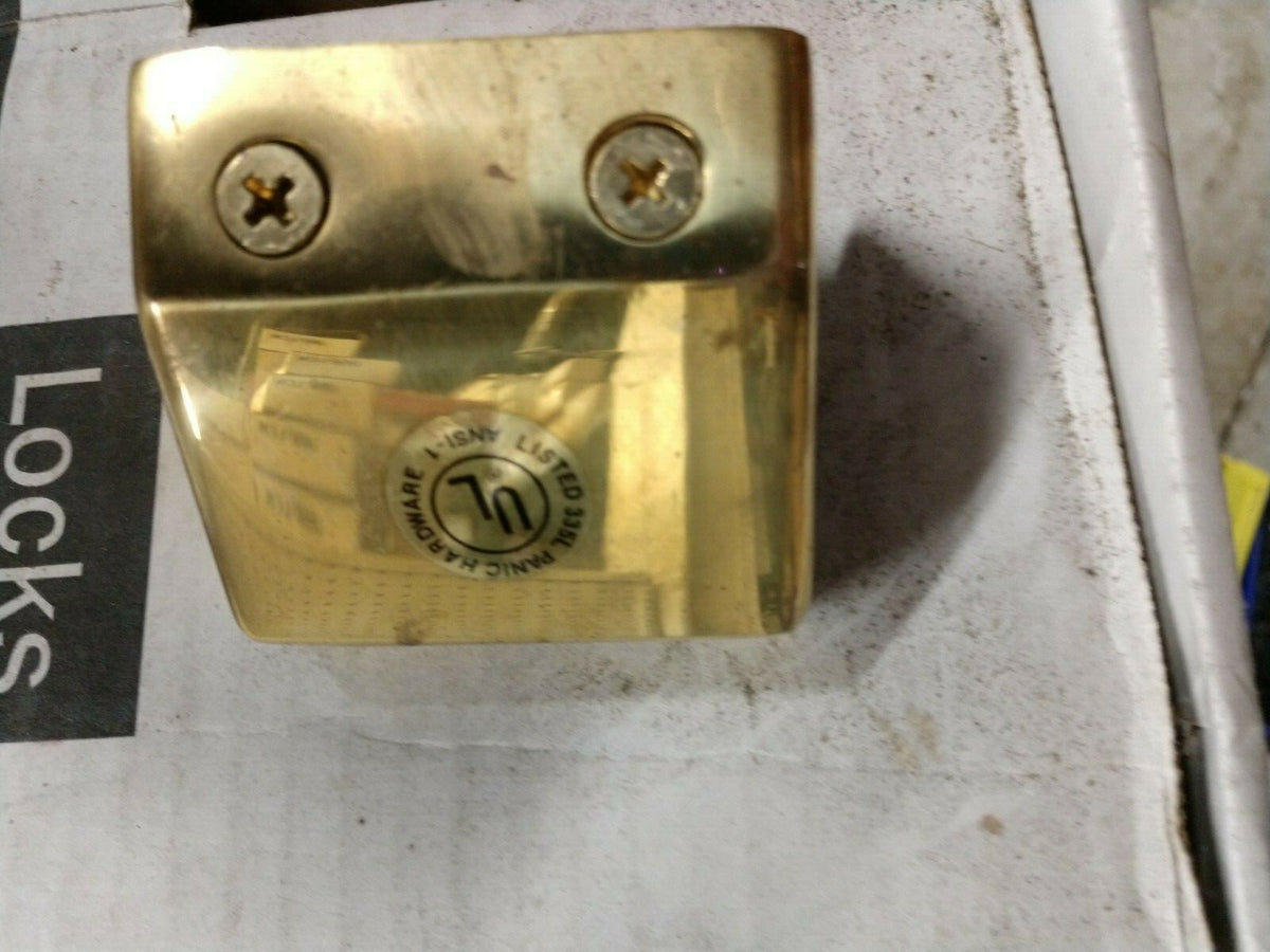 USED PRECISION HARDWARE EXIT DEVICE END CAP FOR 1100 SERIES IN US3, SOME SCUFFS