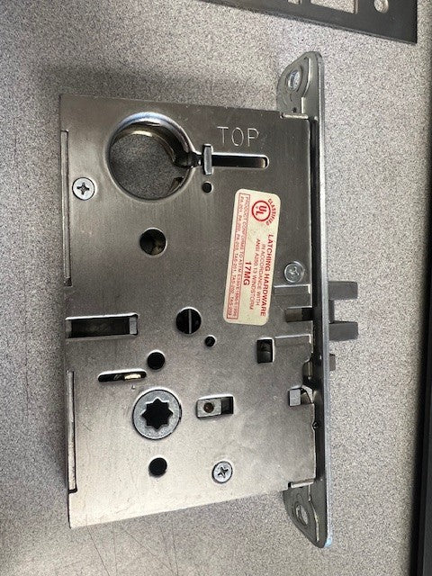 CORBIN RUSSWIN ML2051LL 606  W/ MORTISE LOCK BODY  W/ STRIKE, FACEPLATE & SP