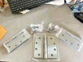 PBB BB21 4-1/2" x 4-1/2" Ball Bearing Hinge  SOLID BRASS SATIN CHROME FINISH