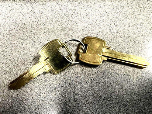 2 EACH FALCON LOCK " E " KEYBLANKS 6 PIN  *1 CUT)