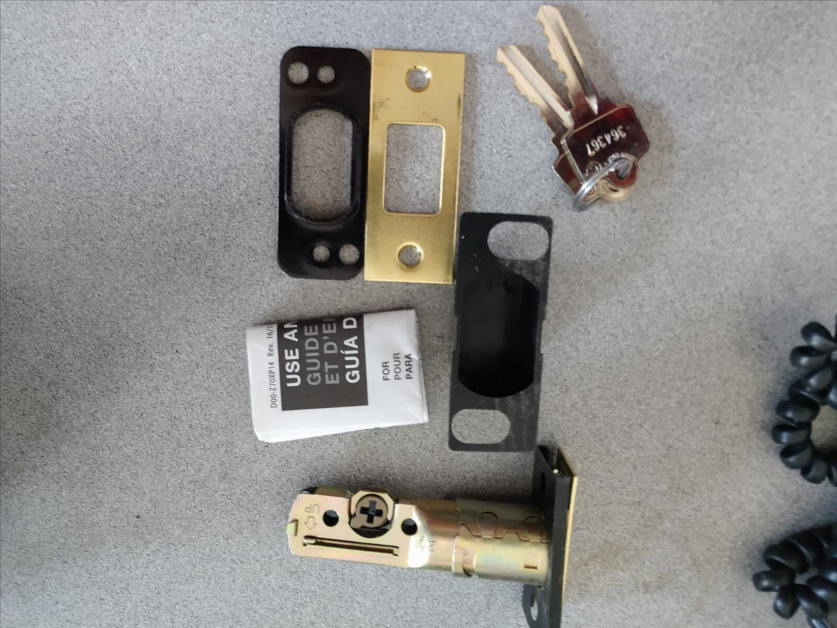 ARROW LOCK DBX61X605 CS SINGLE CYL DEADBOLT SC C KW ADJ B BSS