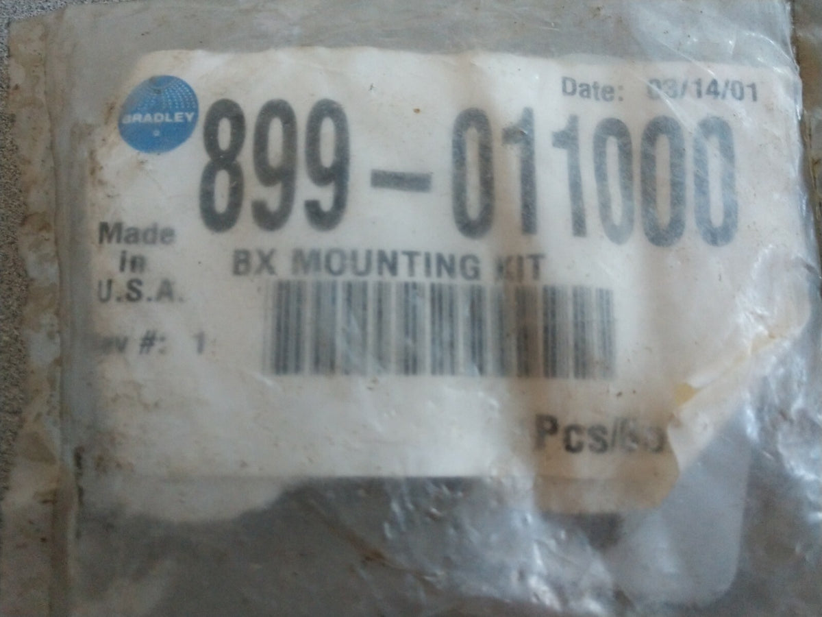 BRADLEY WASHROOMS 899-011000 BX CONCEALED MOUNTING KIT NOS JANITORIAL BATHROOM