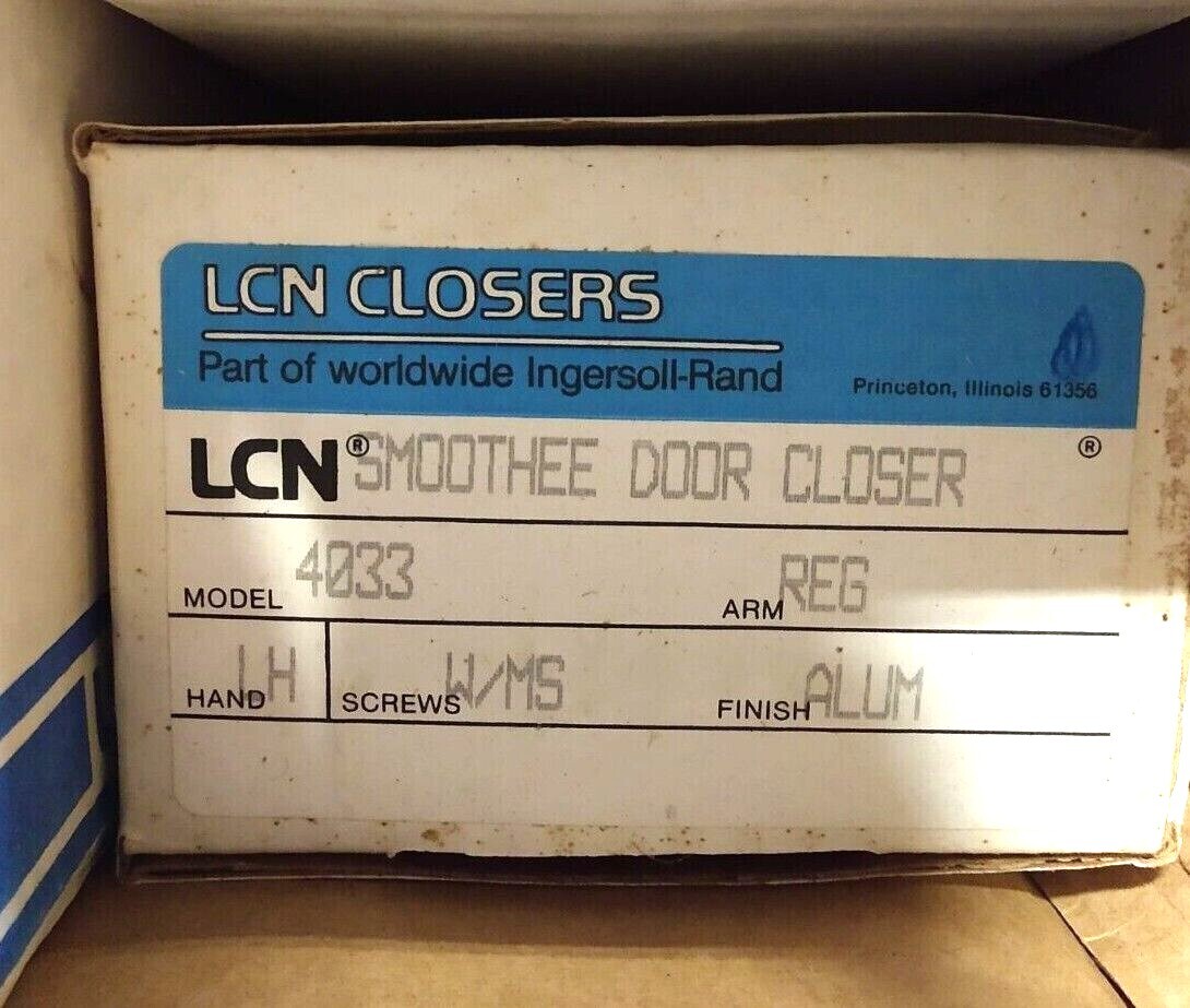 LCN 4033 LH US28 (SEE LISTING) LEFT HAND DOORS
