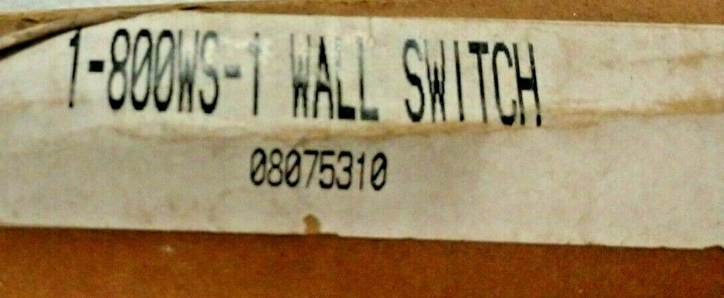 DORMA DOOR CONTROLS WS800-1 WALL SWITCH NOS