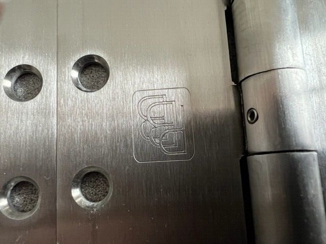 BOX OF 3 PBB PB51  NRP HINGE 4 1/2 X 4 1/2" US32D STAINLESS STEEL