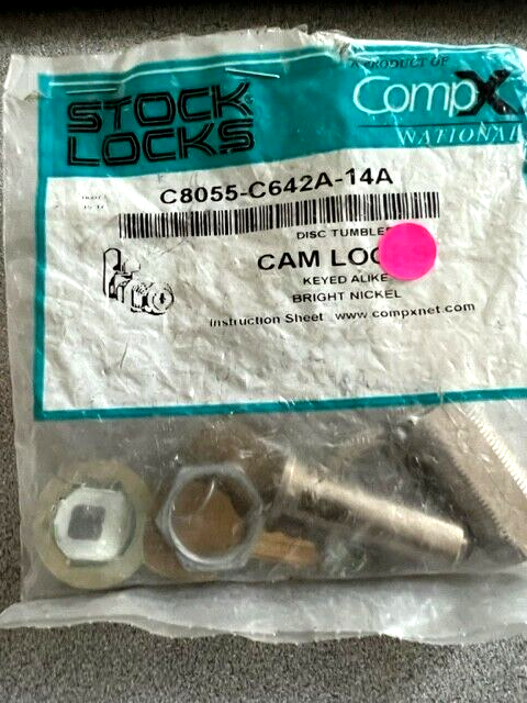 NATIONAL C8055-C642A-14A CHROME COMPLETE WITH TWO CAMS
