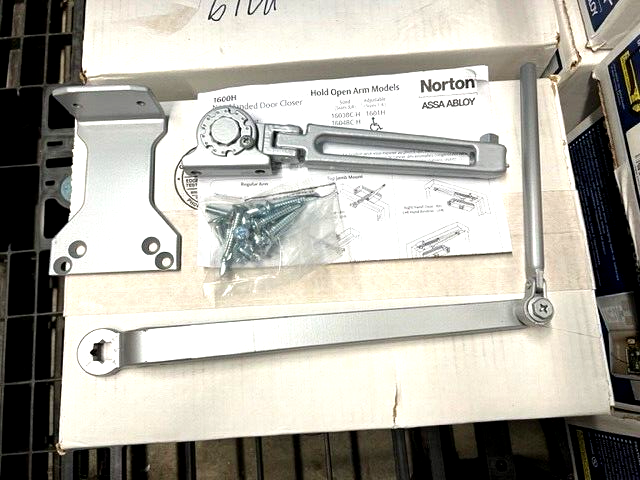 ACCENTRA DOOR CLOSER HOLD OPEN ARM 400-3 AKA 400-8 WITH 588 HPA BRACKET ALUMINUM