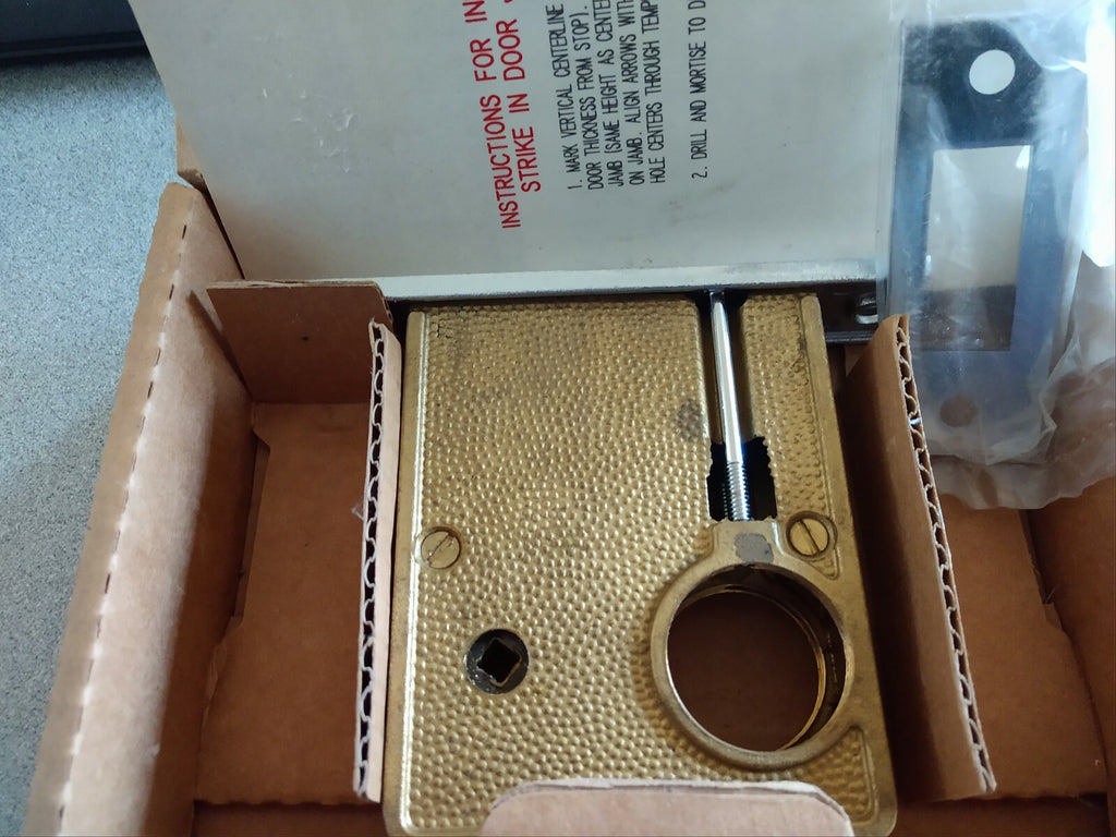 FALCON LOCK K931 MINI MORTICE DEADBOLT LESS CYLINDERS US26D