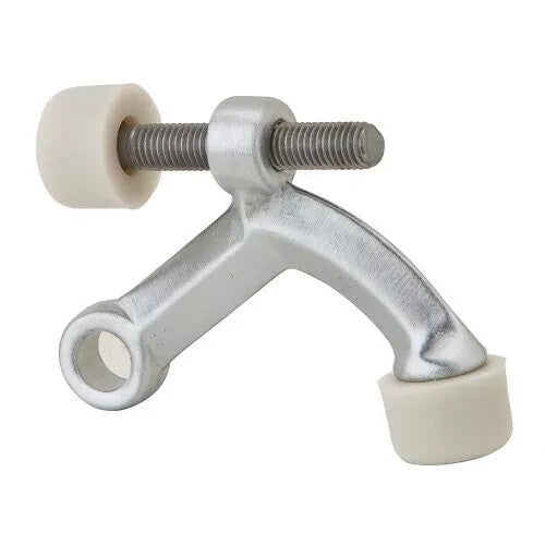 10 EACH Ives 70B26D HINGE PIN dOOR STOP SOLID SRASS SATIN cHROME PLATED