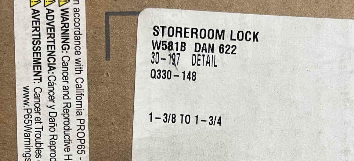 FALCON STOREROOM W581B DAN 622 SFIC LESS CORE FLAT BLACK FINISH