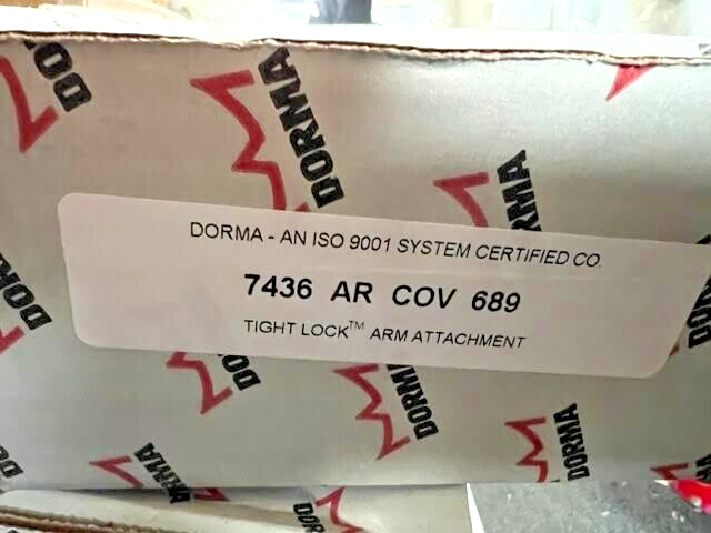 DORMA 7436 COV 689 DOOR CLOSER ALUMINUM ADJ 3-6 UL NARROW COVER