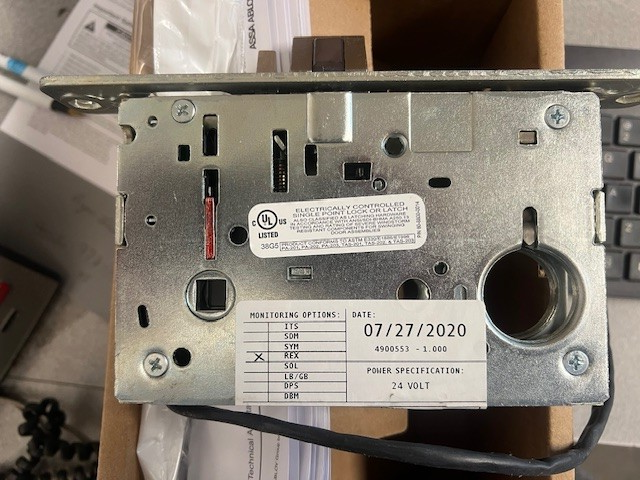 ACCENTRA  LBDY 8891 FL 626 RH REX FAIL SECURE LOCK BODY ONLY ASSA ABLOY