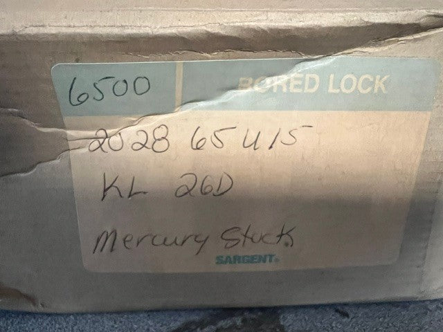 SARGENT MERCURY PASSAGE 20-28 65U15 PASSAGE US26D 2 3/8" BACKSET