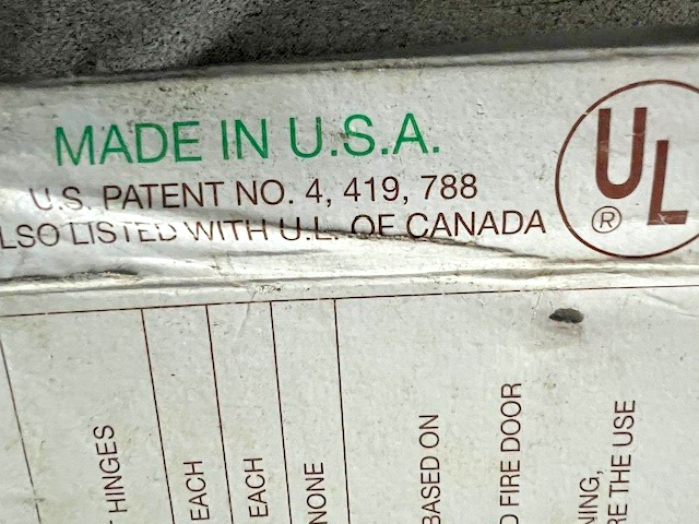 2 EACH BOMMER 4311 3.5 X 3.5 633  1/4" RADIUS CORNER US4 MADE IN USA DULL BRASS