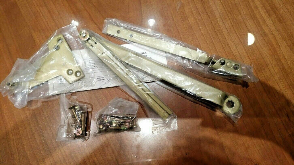 BAH 1001 SPRAYED BRASS  DOOR CLOSER (REPLACES NORTON 8301) SIZE 1-6 W/COVER