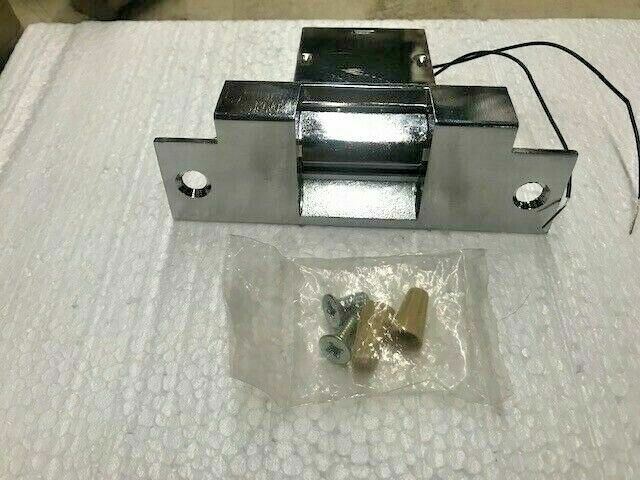 Trine 007C Electric Strike - 4-7/8" x 1-1/4" - Satin Chrome ELECTRIC STRIKE
