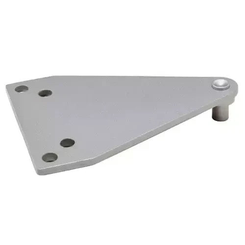 UNIVERSAL PA ARM  BRACKET IN ALUMINUM  FOR DOOR CLOSERS WORKS W/ NORTON & YALE