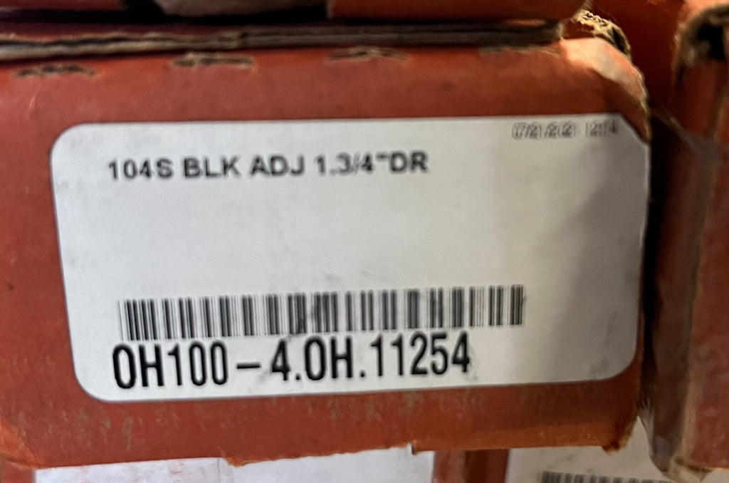 Glynn Johnson 104S-BLK ADJ 104S Concealed Overhead Door Stop