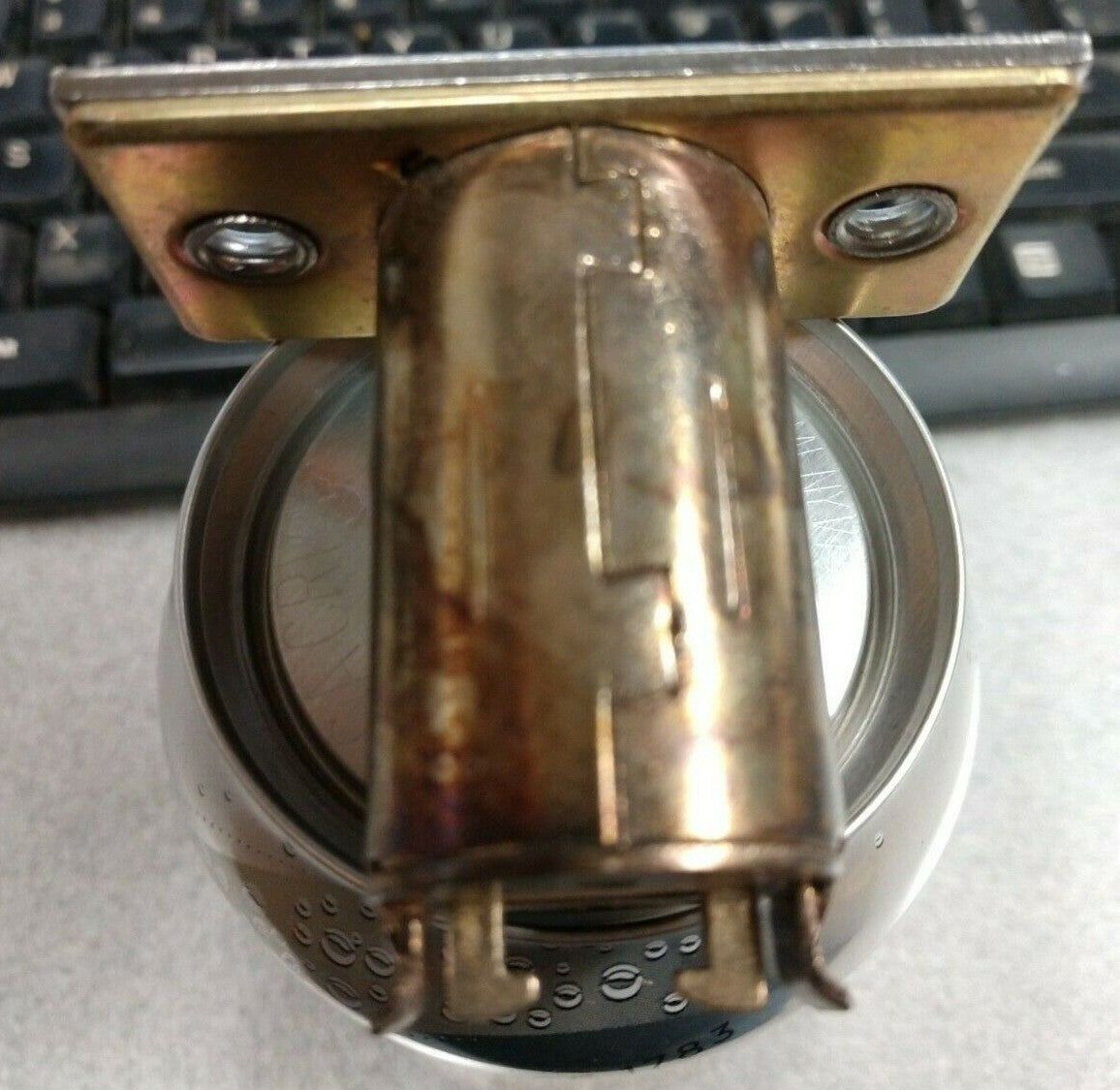 CORBIN EMHART DEAD LATCH 2 3/4" BACKSET (LOOK AT PICTURES CAREFULLY)