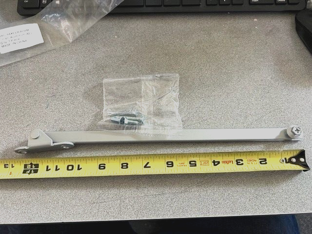 UAC DOOR CLOSERS MODEL UAC-XELR ROD FOR TOP JAMP DEEP REVEALS 4 7/8" TO 8"