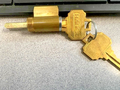 Hager 3960 Fixed Cylinder  with Schlage C Keyway (KEYED 5 PIN DRILLED 6 PIN)