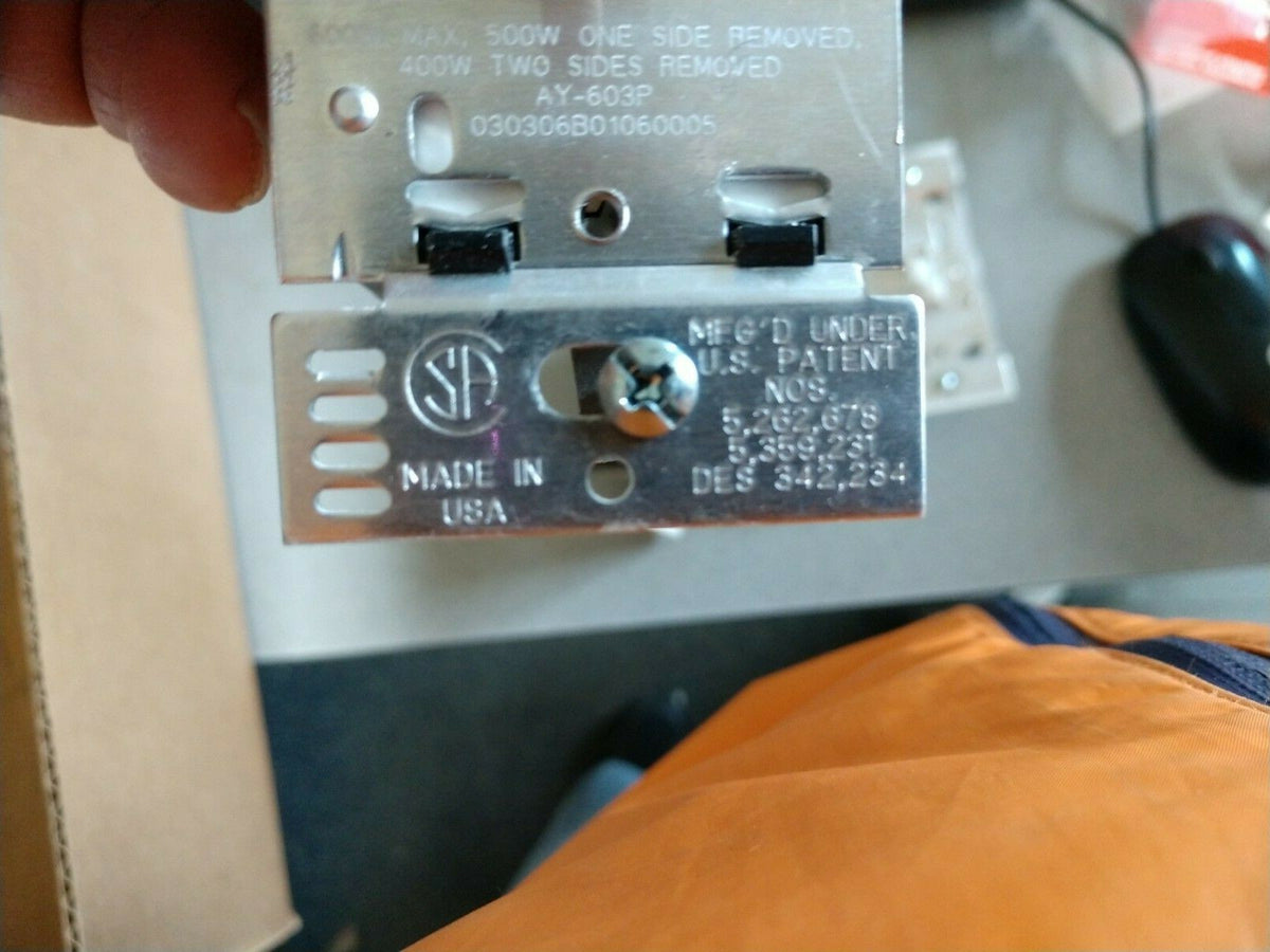 4 USED LIGHT DIMMERS (NOT LED COMPATABLE)