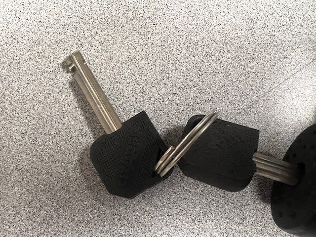 ABUS KEYED BICYCLE CABLE LOCK WITH 2 KEYS 44" X 1/2" POX