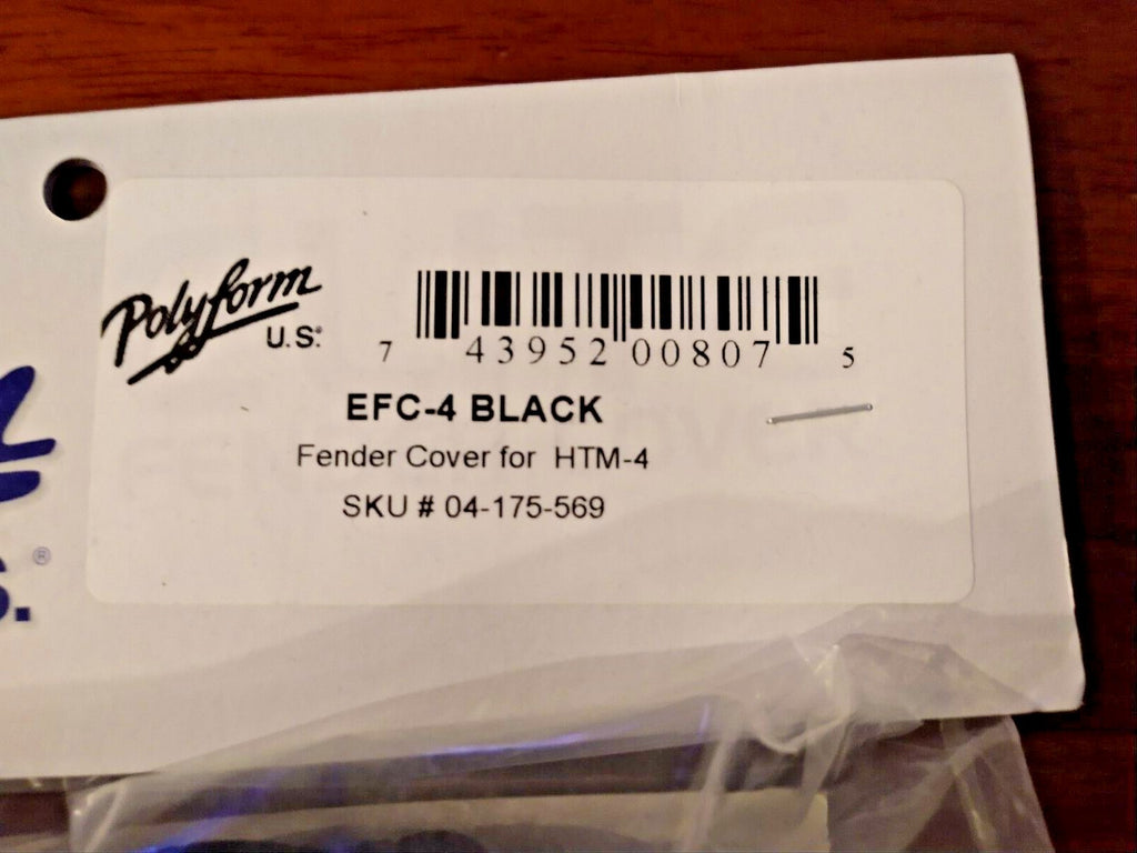 Polyform Fender Cover EFC-4 BLACK  - Black - HTM-4 04-175-509