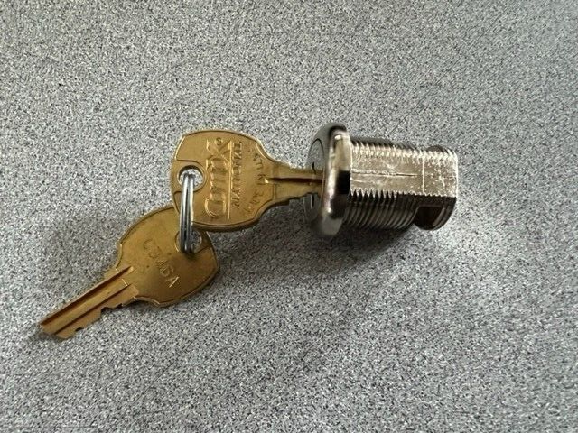 CompX Drawer Lock C8701  Bolt  CHROME KD  NOS BODY ONLY LESS LOCKING RING & BOLT