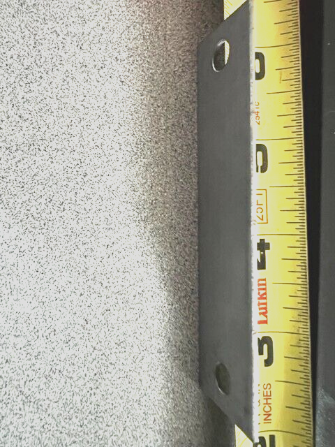 MENDING PLATE 3 3/4" X 7/8" X .050 X PS 3 1/4" cc