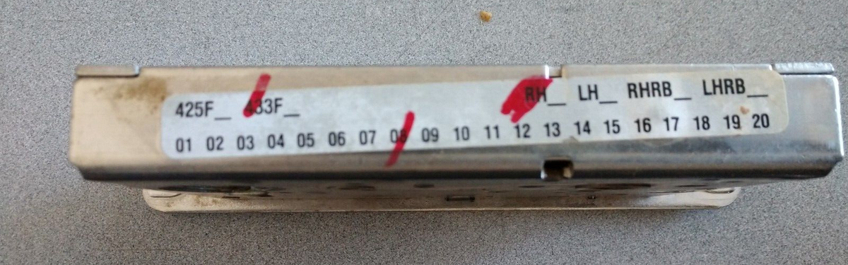 CORBIN RUSSWIN USED ML2255LL RH 626 AKA 433F08 RH BODY & FPLATE HANDED CLASSROOM