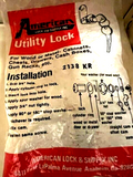 AMERICAN LOCK UTILITY LOCK 2138 KR
