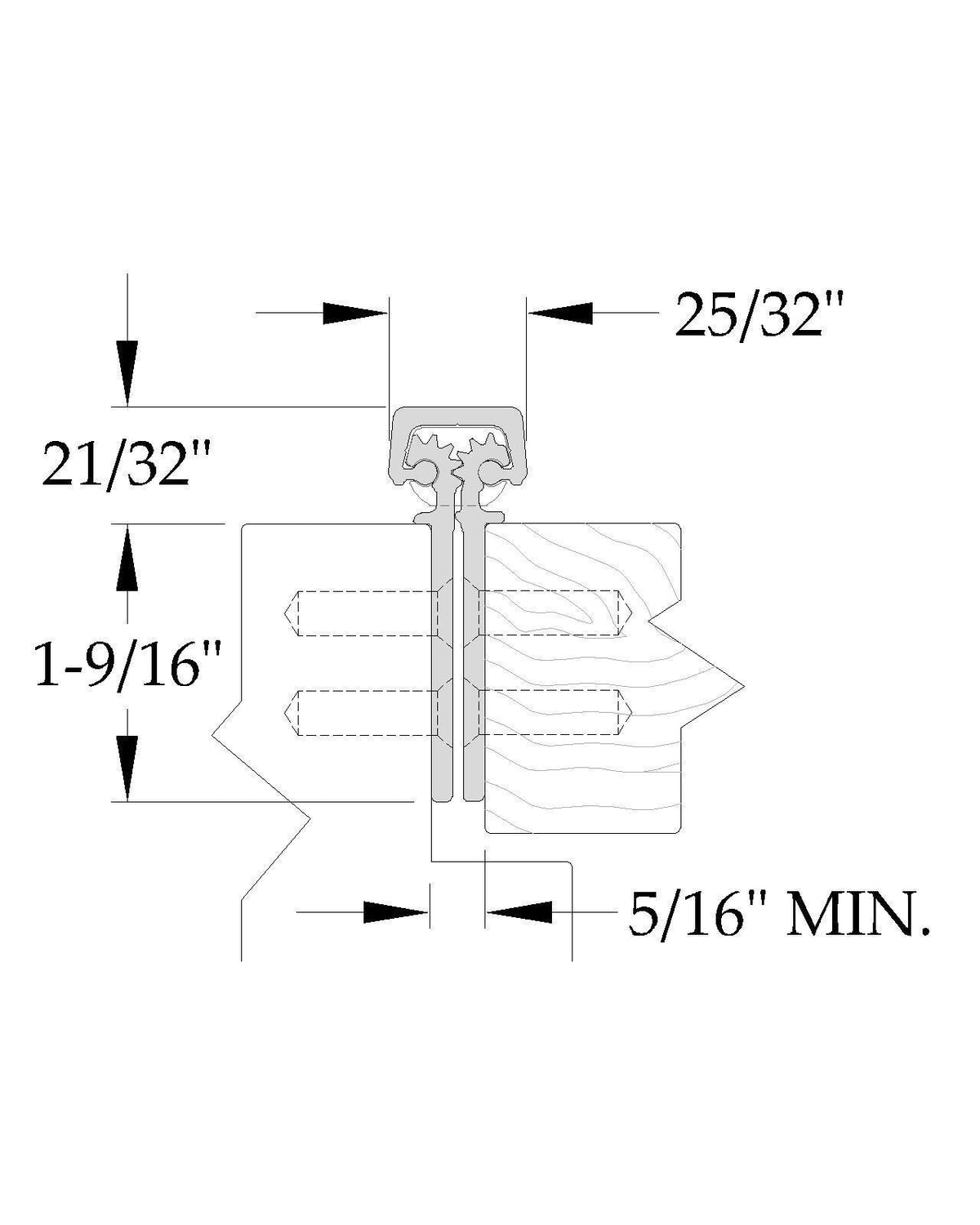 ABH A110HD-83 Alum Contin Hinges Full Mortise Equal to Hager Roton 780-112-83-CL
