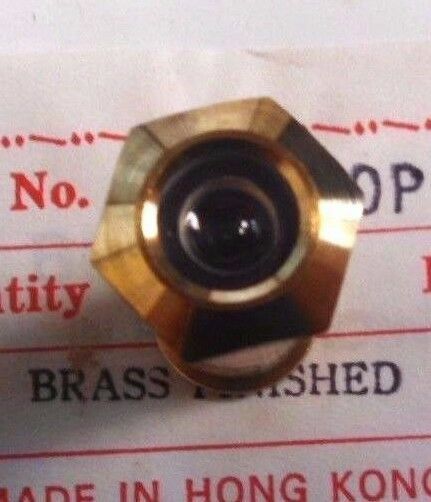 DOOR VIEWER   ** QTY 24 ** 160 DEGREE PEEP HOLE  US4 FIN SOLID BRASS