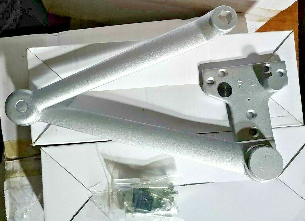 CUSH AND STOP ARM FOR MANY 4040 XP TYPE IMPORTS  DOOR CLOSERS ALUMINUM FINISH