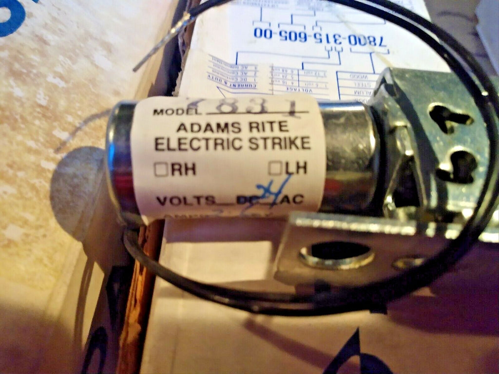 ADAMS RITE 7831 ELECTRIC STRIKE BODY  WITH SELONOID ONLY 24VAC FAIL SECURE