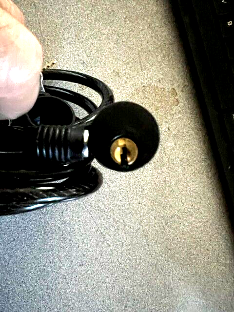 ABUS CITADEL CS20.150 B  CABLE LOCK - BLACK "COLOMBO"   2 KEYS