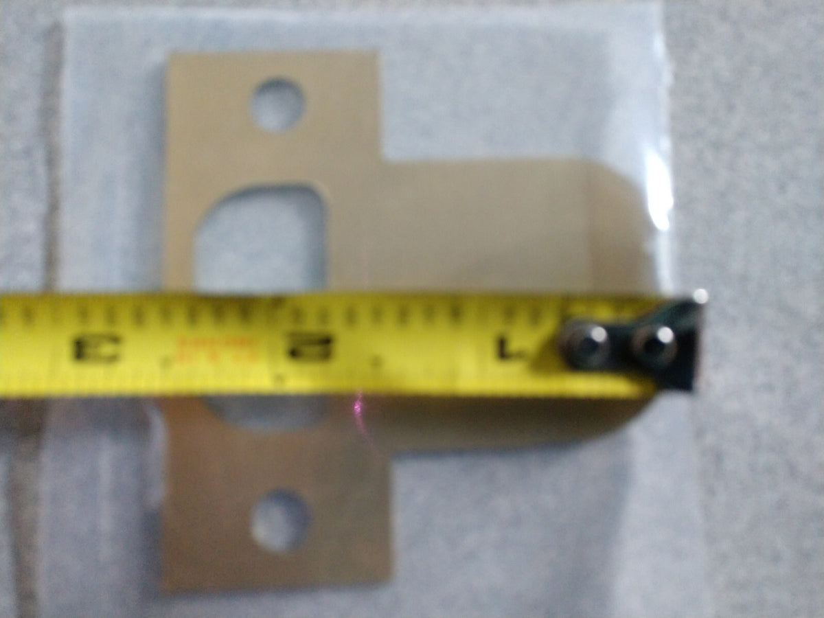 DON JO ETS-102-3 EXTENDED LIP  T STRIKE US3 2" POLISHED BRASS (bulk less screws)