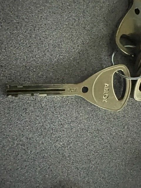 ABLOY 745120600 VENDING LOCK WITH ONE KEY KA CHROME LOCKSPORT