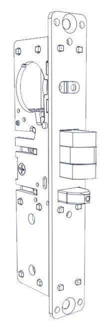 Adams Rite 4513-2X-IB Replacement Deadlatch Body Only