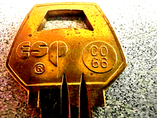 ESP CO66   60 KEYWAY CORBIN KEY WAY KEY BLANK 6 PIN