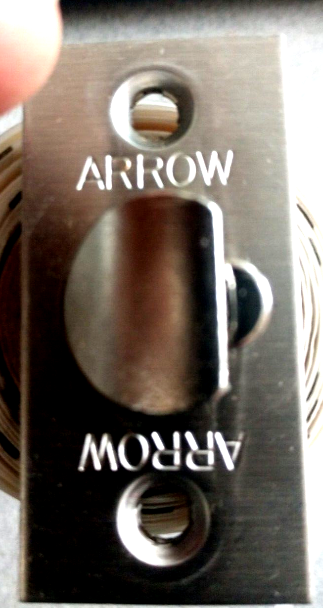 ARROW LOCK  2 3/4" DEAD LATCH ONLY US32D   SEE PICTURE AND LOOK CLOSELY