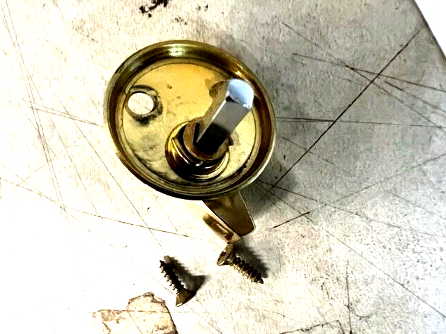 CORBIN RUSSWIN MORTISE LOCK THUMB TURN Lever pack 519F10-605 POLISHED BRASS