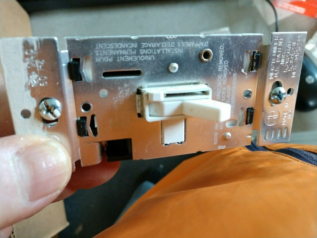 4 USED LIGHT DIMMERS (NOT LED COMPATABLE)