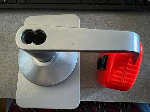 FALCON MONARCH 19 EXIT DEVICE TRIM USED MISSING DRIVER AND DENTED