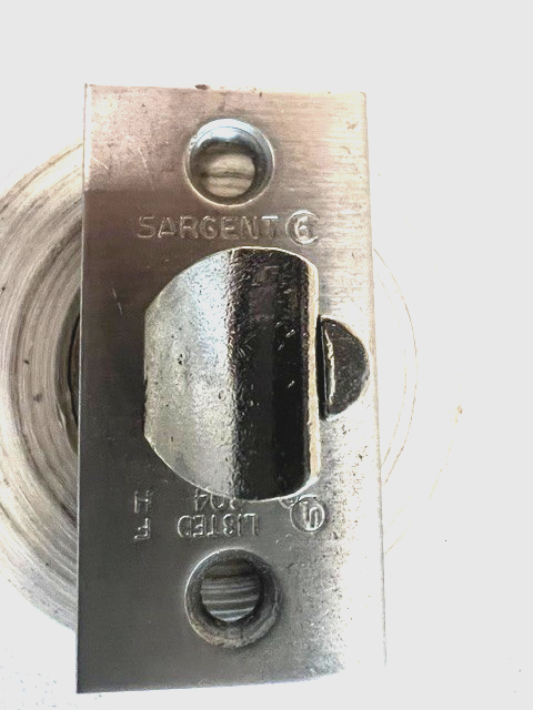 SARGENT LOCK 6 LINE DEAD LATCH 2 3/4" BACKSET US26D