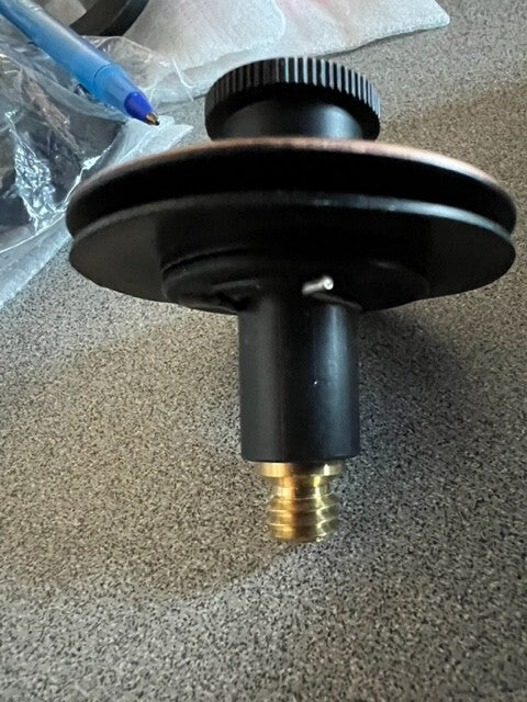 AB & A  IPS #  PUSH eN LIFT  STOPPER AND STRAINER VENETIAN BRONZE FOR 1 1/2 11.5