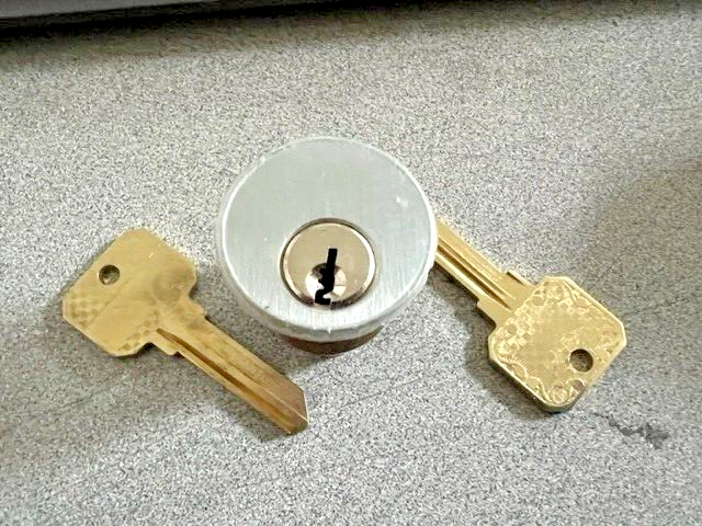 KABA ILCO 7186 CSB2-26D OB 1  1/8" MORTISE CYLINDER REGULAR CAM O BITT RARE CSB